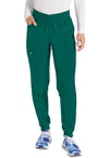 Hunter Green - Dickies Balance Women Scrub Pants - Front View