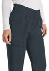 Pewter - Women's Mid Rise Jogger Scrub Pants (View 3)