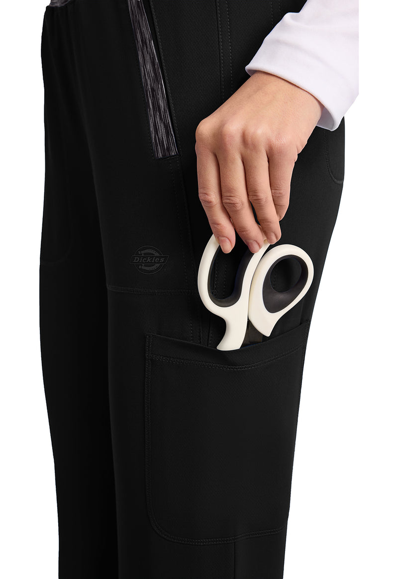black - Natural Rise Tapered Leg Jogger Pant (View 3)