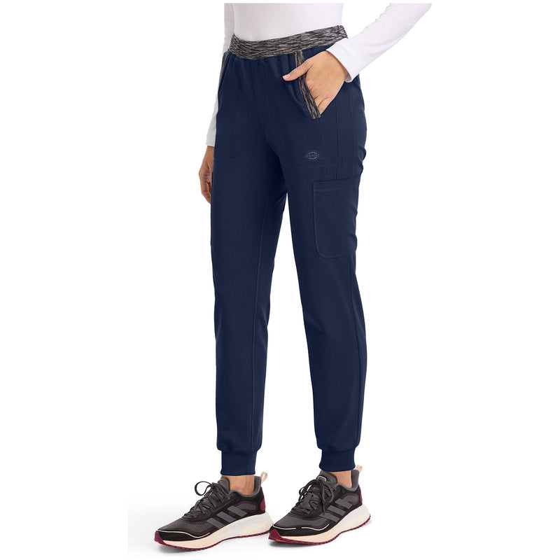 Navy - Natural Rise Tapered Leg Jogger Pant