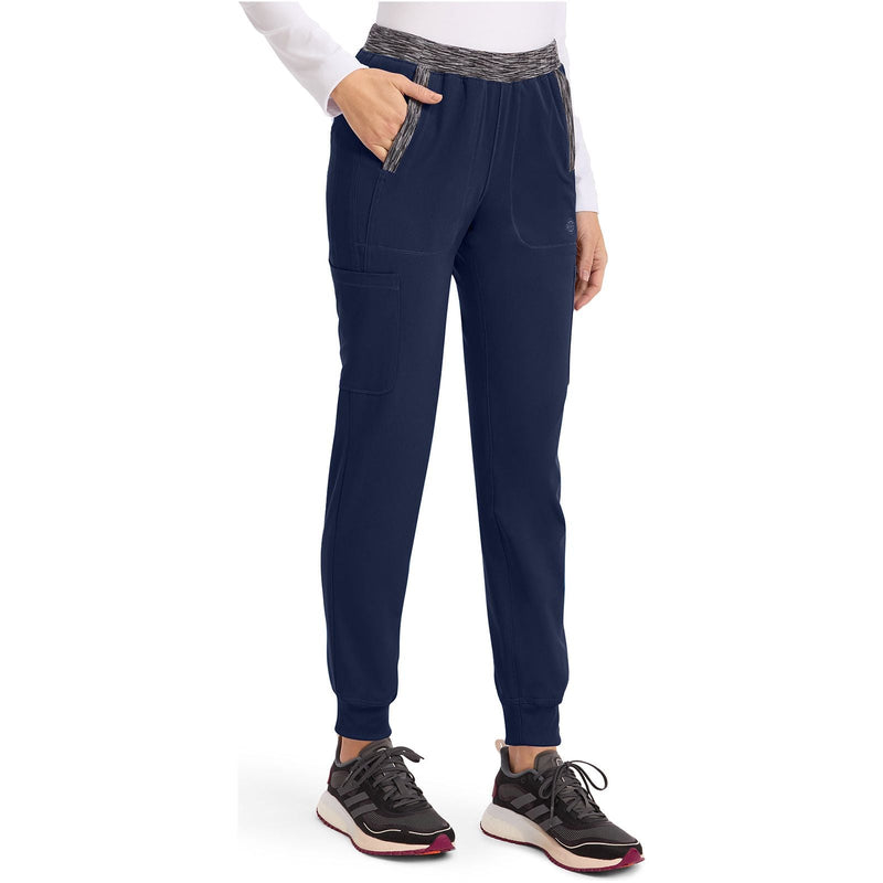 Navy - Natural Rise Tapered Leg Jogger Pant