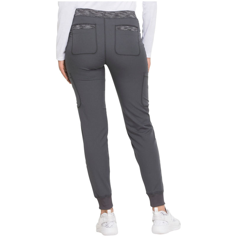 pewter - Natural Rise Tapered Leg Jogger Pant