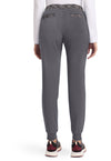 pewter - Natural Rise Tapered Leg Jogger Pant (Back)