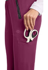 wine - Natural Rise Tapered Leg Jogger Pant (View 3)