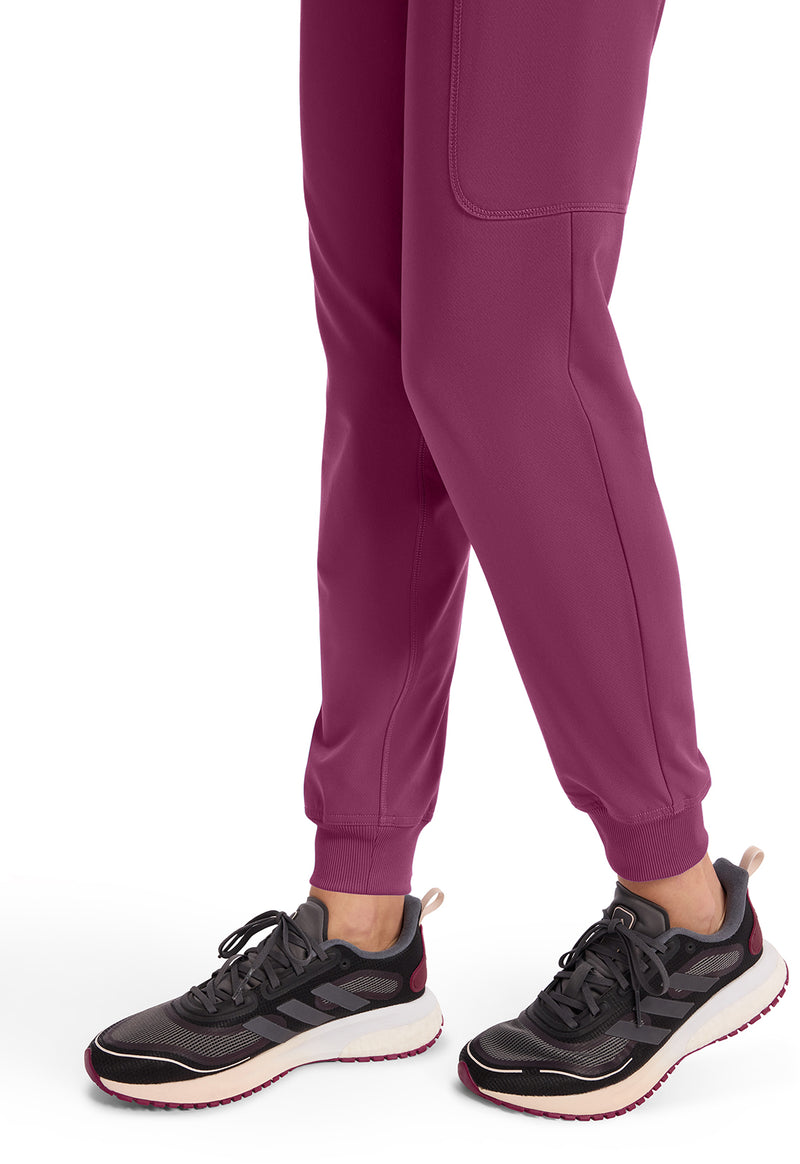 wine - Natural Rise Tapered Leg Jogger Pant (View 4)