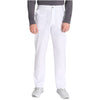 white - Men's Mid Rise Zip Fly Straight Leg Pant