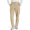 khaki - Men's Mid Rise Zip Fly Straight Leg Pant