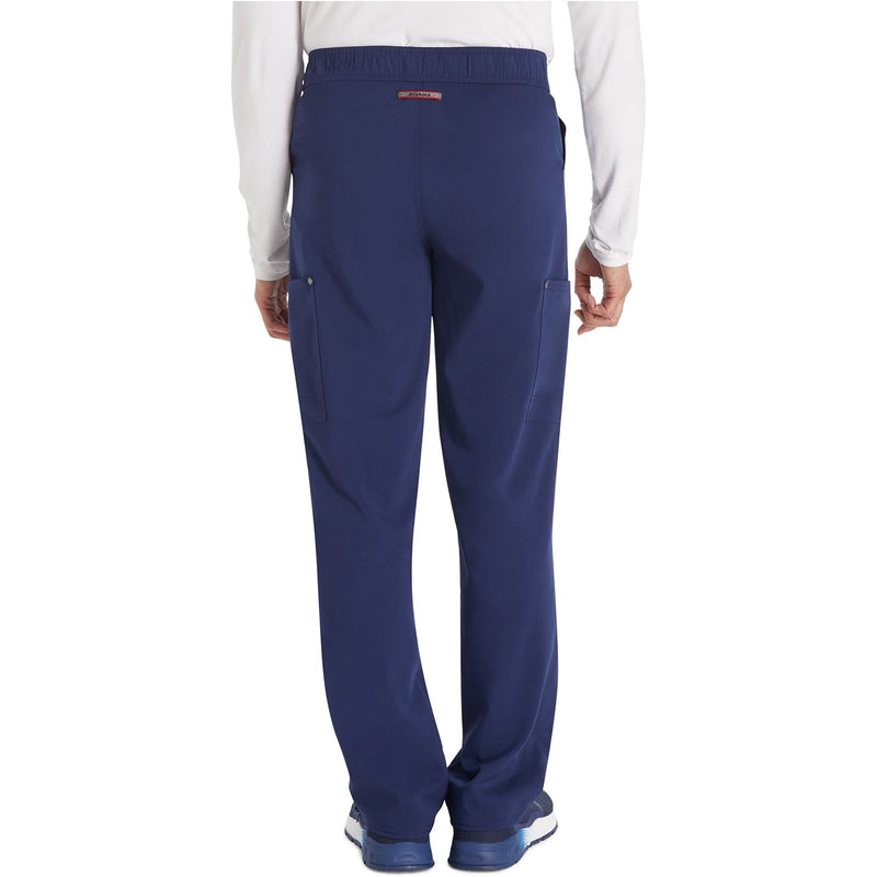navy - Men's Mid Rise Zip Fly Straight Leg Pant