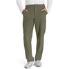 olive - Men's Mid Rise Zip Fly Straight Leg Pant