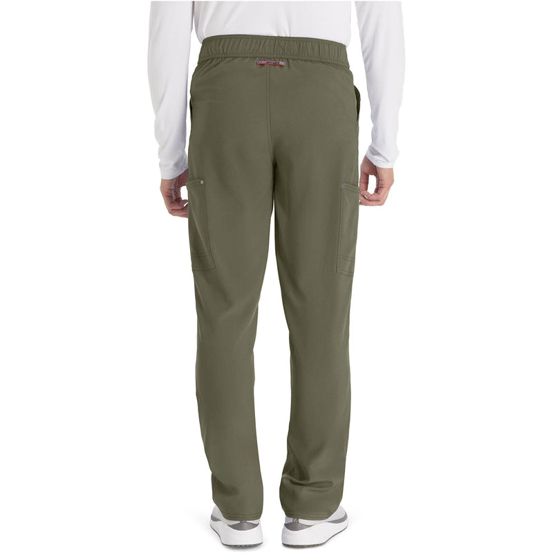 olive - Men's Mid Rise Zip Fly Straight Leg Pant