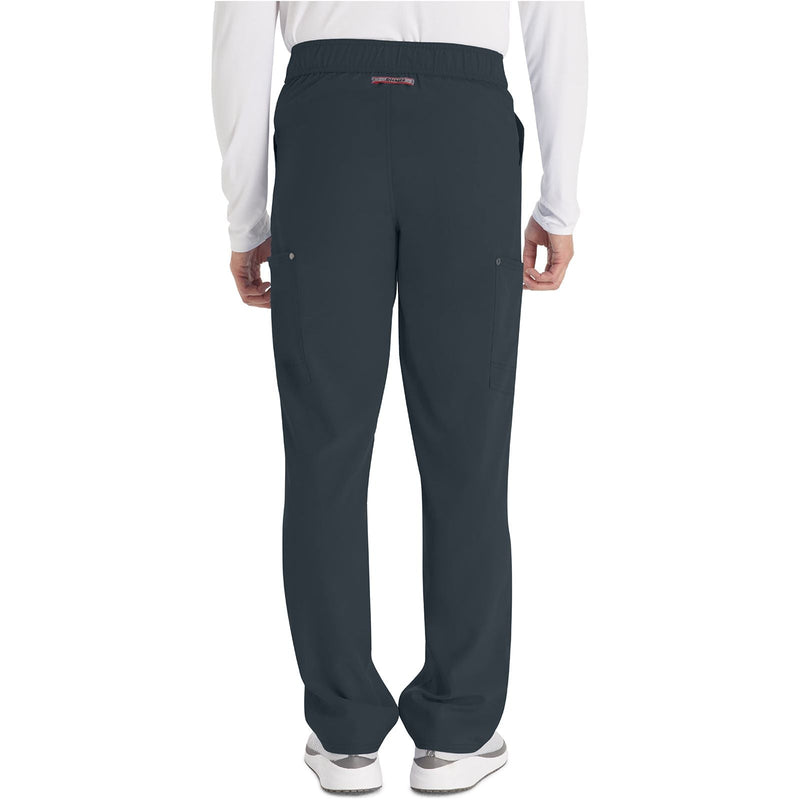 pewter - Men's Mid Rise Zip Fly Straight Leg Pant