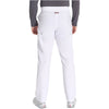 white - Men's Mid Rise Zip Fly Straight Leg Pant