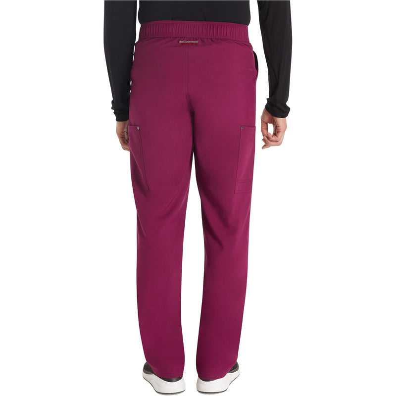 wine - Men's Mid Rise Zip Fly Straight Leg Pant