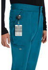 Caribbean Blue - Men's Mid Rise Straight Leg Scrub Pants (View 2)