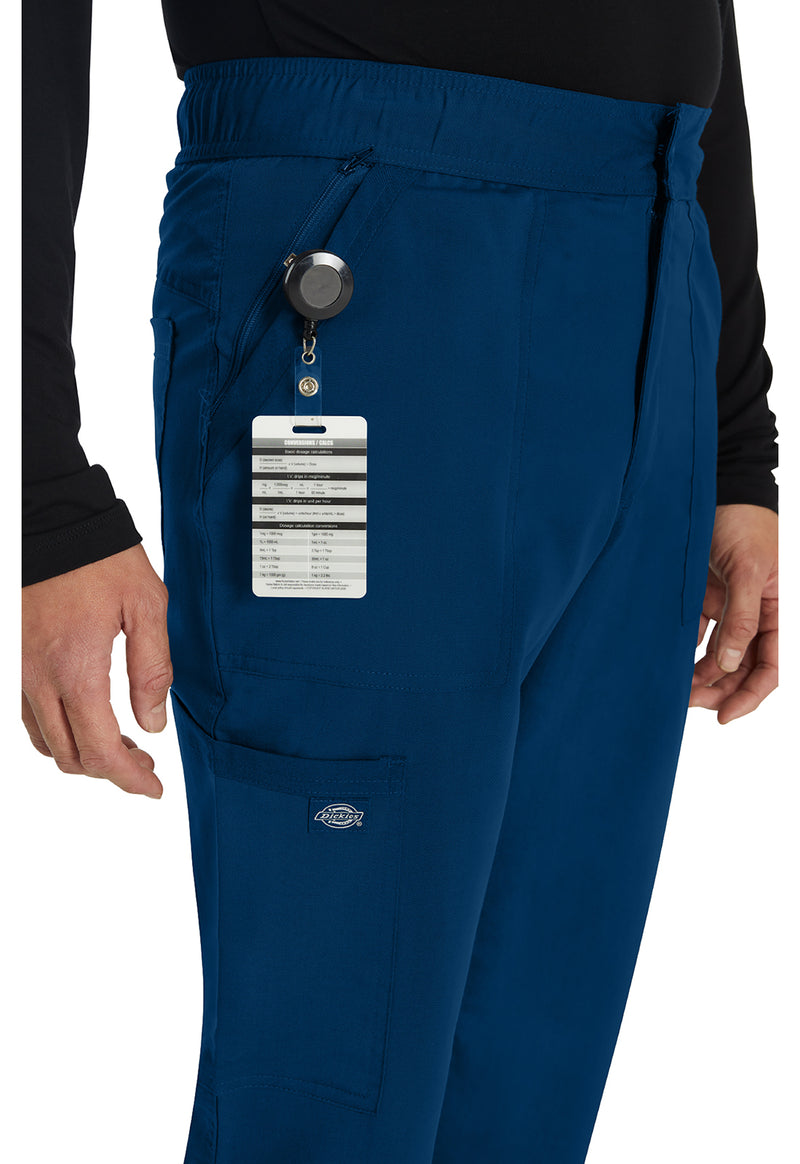 Navy - Men's Mid Rise Straight Leg Scrub Pants (View 2)