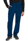Navy - Dickies Balance Men Scrub Pants - Front View