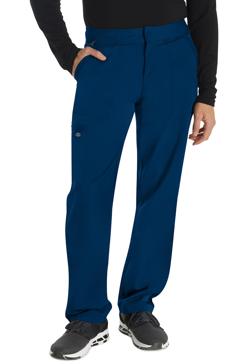 Navy - Dickies Balance Men Scrub Pants - Front View