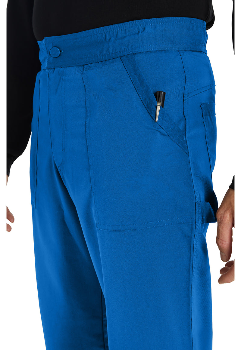 Royal - Men's Mid Rise Straight Leg Scrub Pants (View 3)