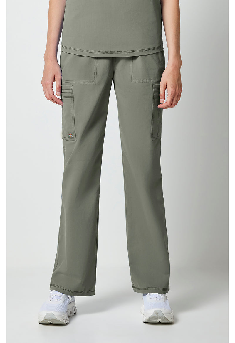 Moonstone - Dickies Forge Women Scrub Pants - Front View