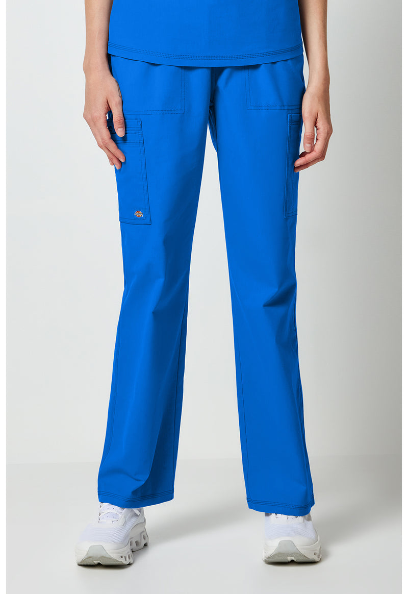 Royal - Dickies Forge Women Scrub Pants - Front View