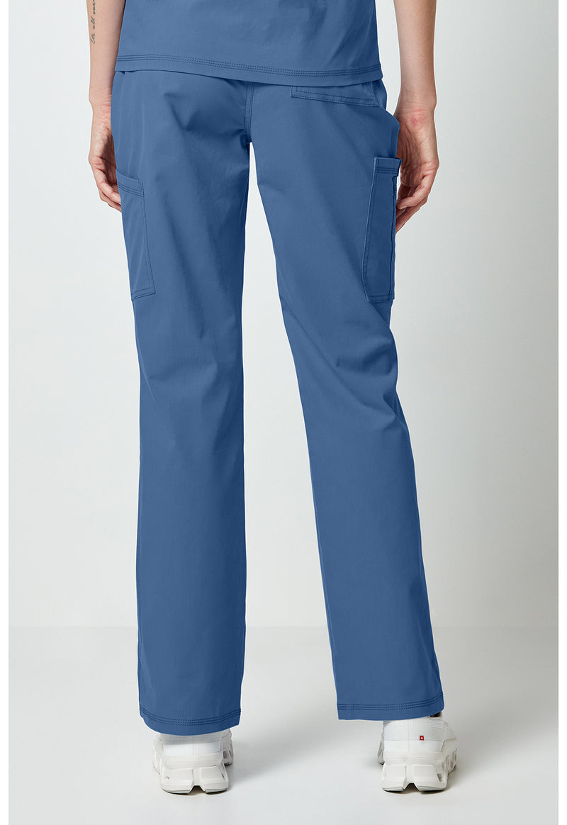 Vintage Blue - Dickies Forge Women Scrub Pants - Back View