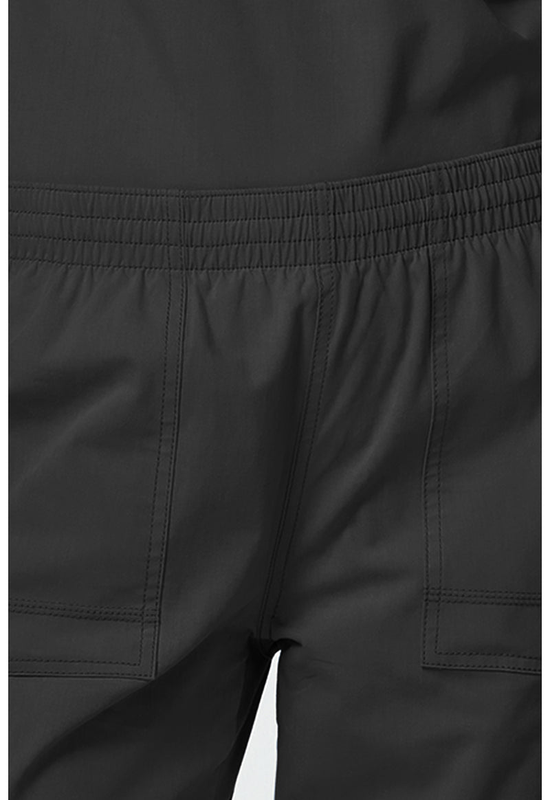 Black - Women's Mide Rise Cargo Jogger (View 2)