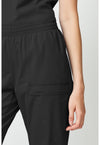 Black - Women's Mide Rise Cargo Jogger (View 4)