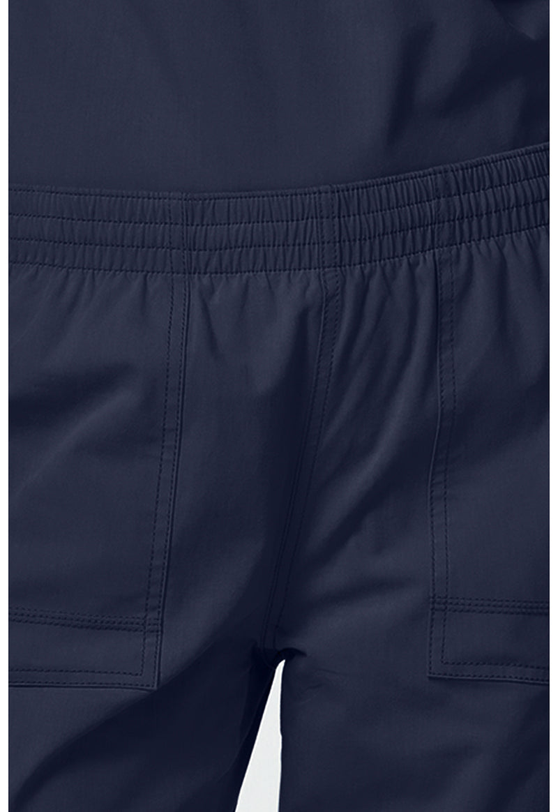 Navy - Women's Mide Rise Cargo Jogger (View 2)