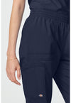 Navy - Women's Mide Rise Cargo Jogger (View 3)