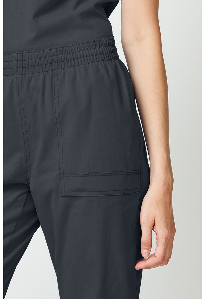 Pewter - Women's Mide Rise Cargo Jogger (View 4)