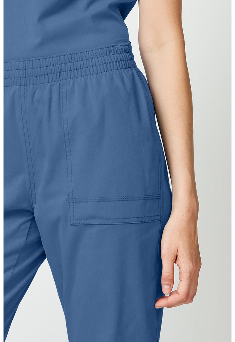 Vintage Blue - Women's Mide Rise Cargo Jogger (View 4)