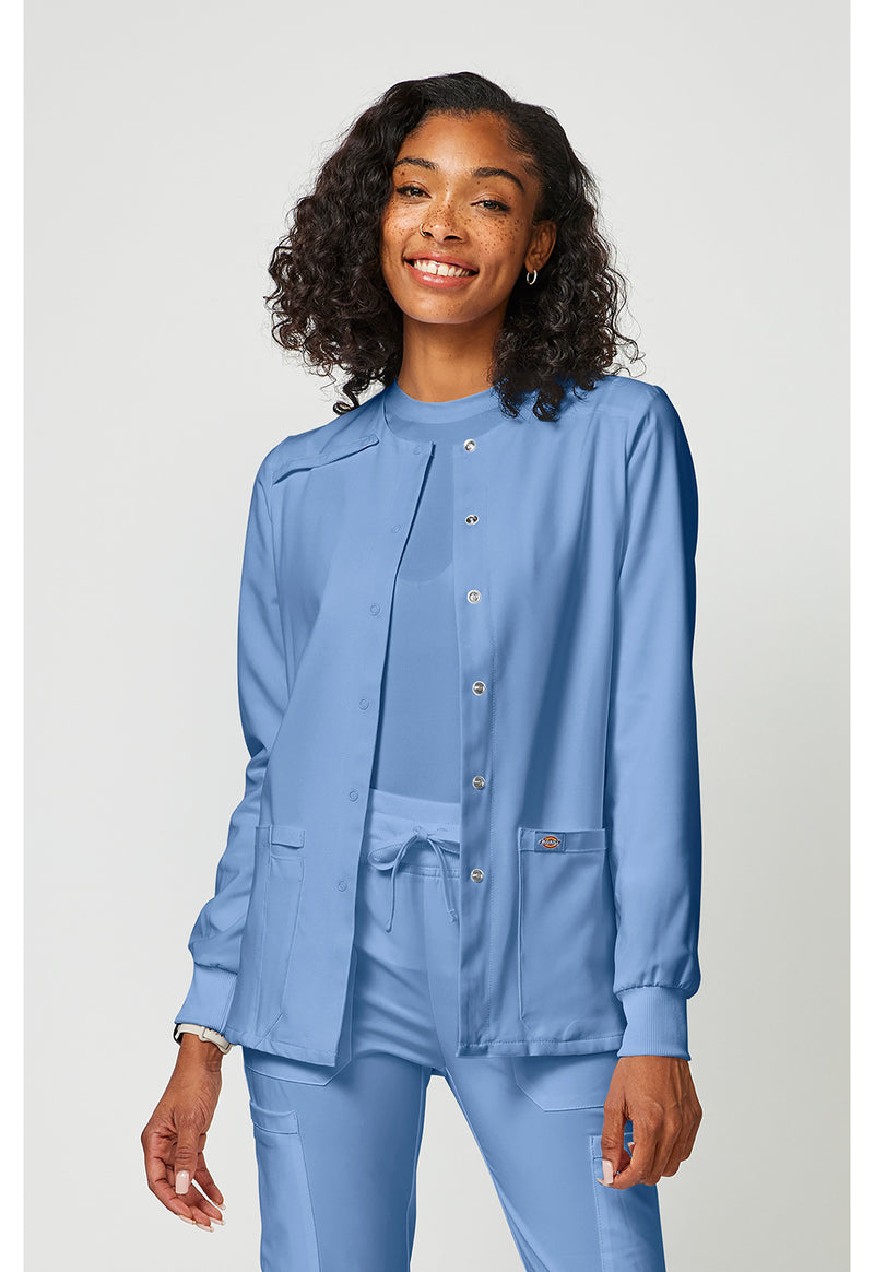 Ciel - Dickies EDS Essentials Women Scrub Jacket - Front View