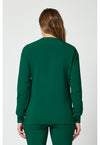 Hunter Green - Dickies EDS Essentials Women Scrub Jacket - Back View