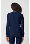 Navy - Dickies EDS Essentials Women Scrub Jacket - Back View