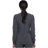 pewter - Snap Front Warm-Up Jacket