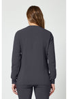 Pewter - Dickies EDS Essentials Women Scrub Jacket - Back View