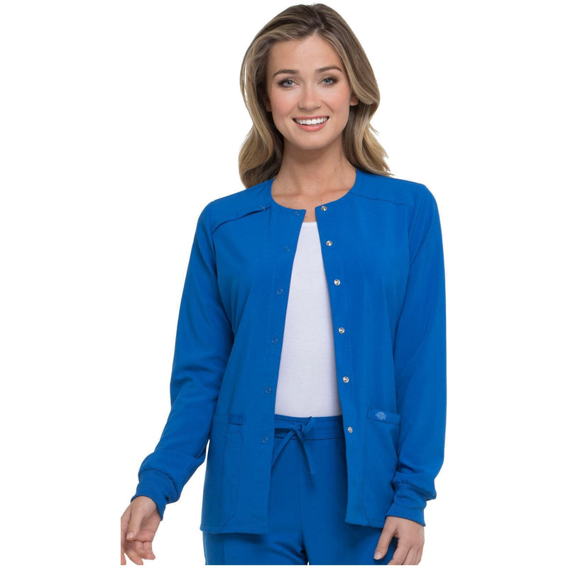 royal - Snap Front Warm-Up Jacket