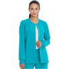 teal blue - Snap Front Warm-Up Jacket