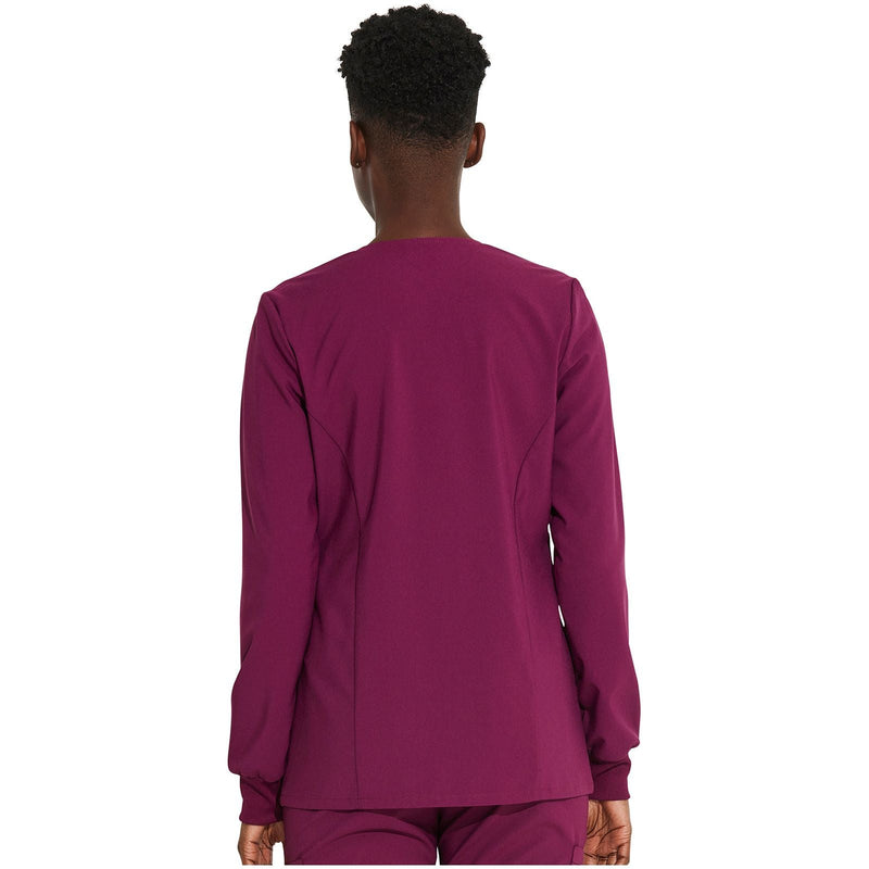 wine - Snap Front Warm-Up Jacket