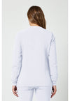 White - Dickies EDS Essentials Women Scrub Jacket - Back View