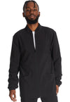 Black - Men's Zip Front Jacket