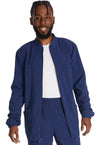 Navy - Men's Zip Front Jacket