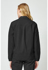 Black - Women's snap front jacket (Back)
