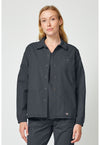 Pewter - Women's snap front jacket