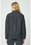 Pewter - Women's snap front jacket (Back)