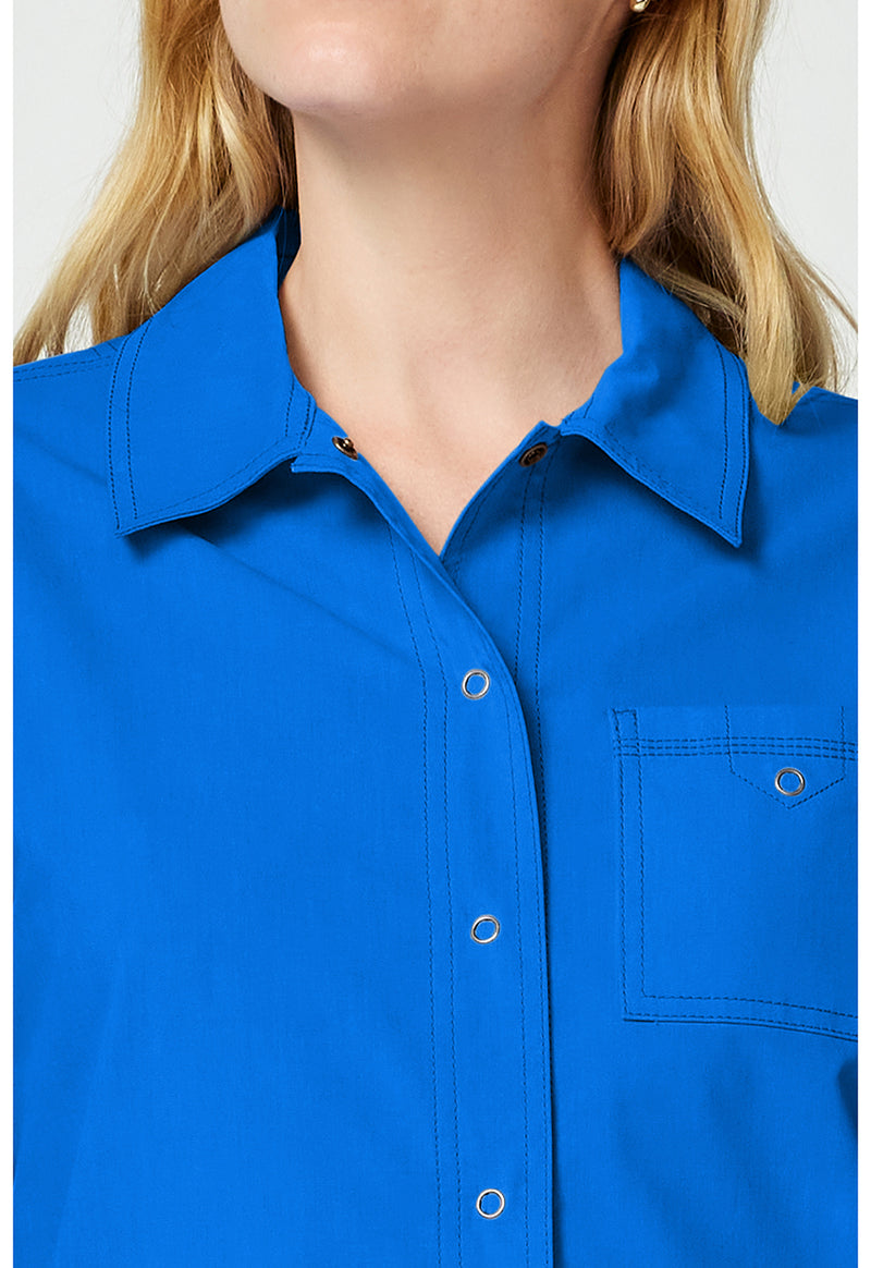 Royal - Women's snap front jacket (View 2)