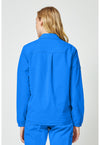 Royal - Women's snap front jacket (Back)