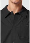 Black - Men's snap front jacket (View 2)