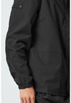 Black - Men's snap front jacket (View 3)