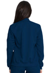 Navy - Zip Front Jacket (Back)